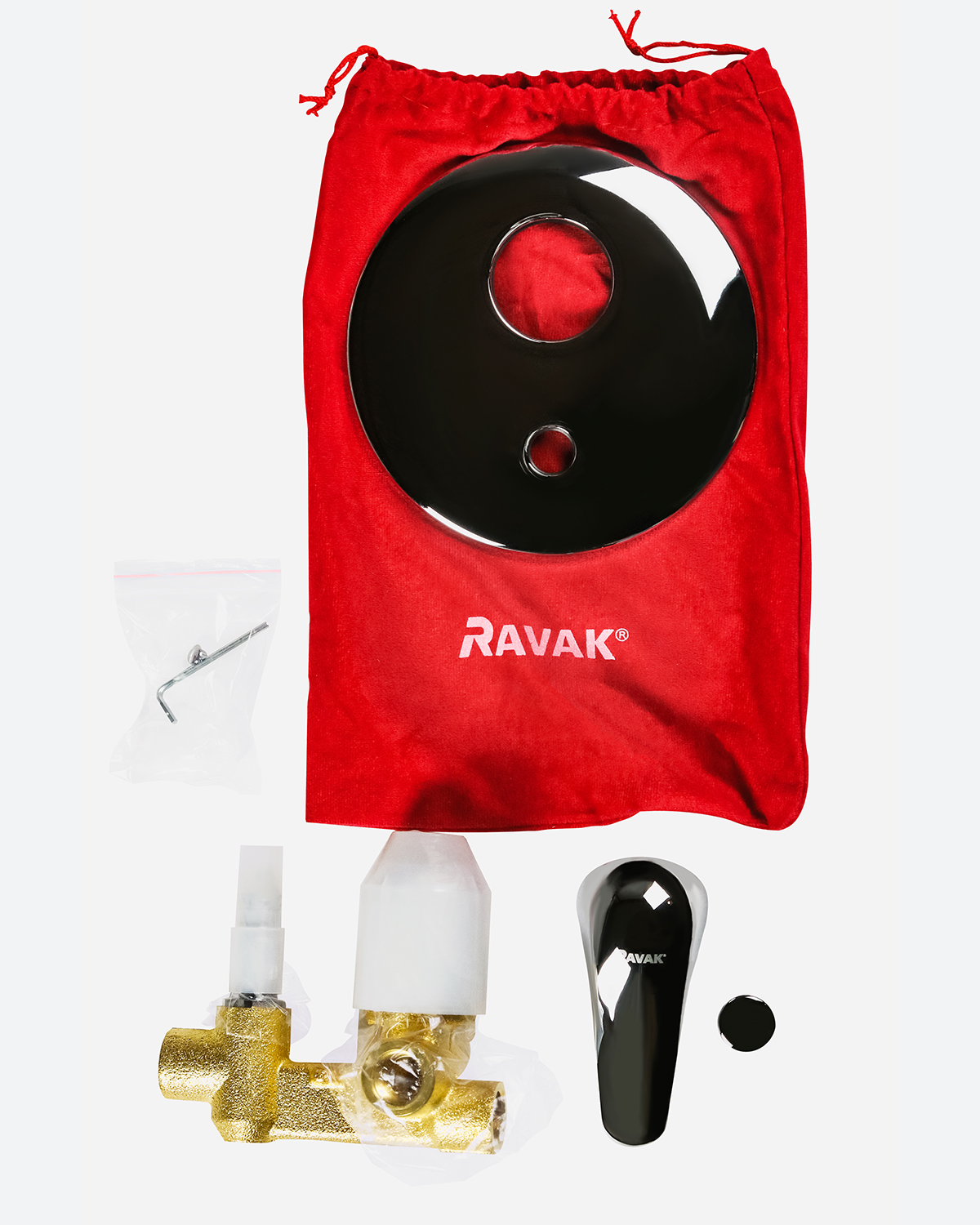 Смеситель скрытого монтажа Ravak Rosa RS 061.00 с переключателем